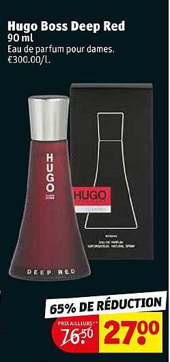 hugo boss deep red