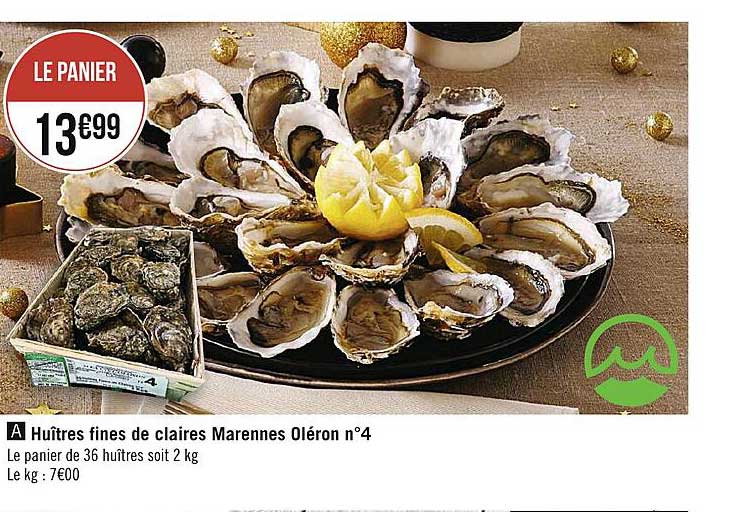 huîtres fines de claires marennes oléron n°4