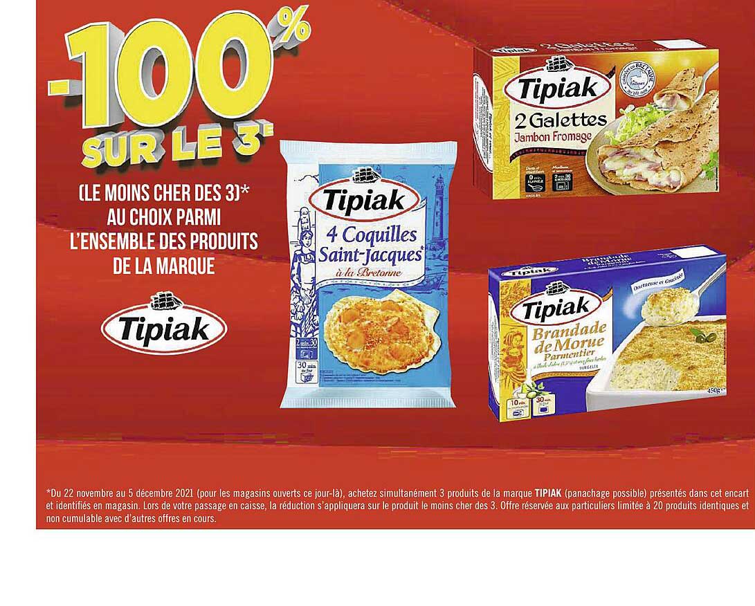 l'ensemble des produits de la marque tipiak