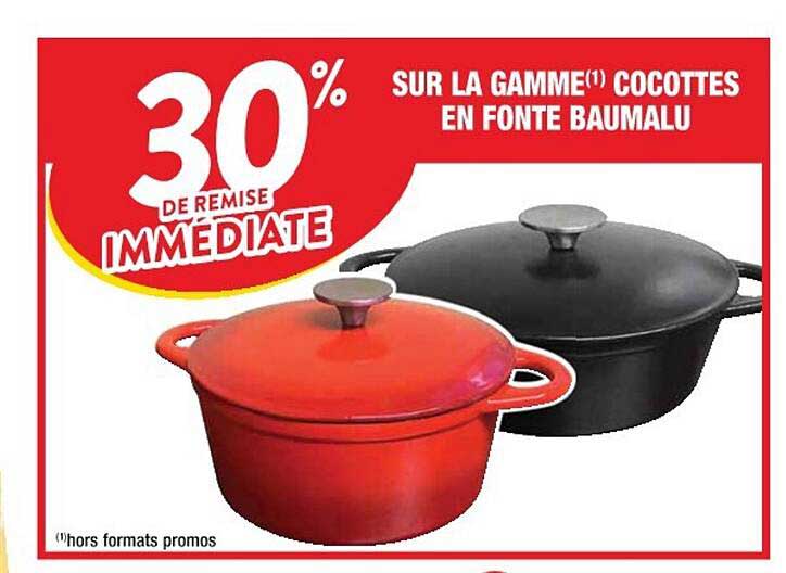 la gamme cocottes en fonte baumalu