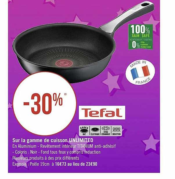 La Gamme De Cuisson Unlimited Tefal