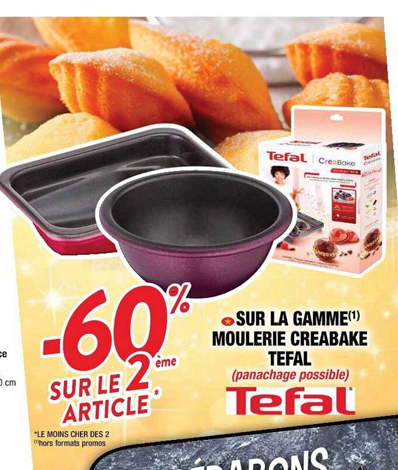 la gamme moulerie creabake tefal
