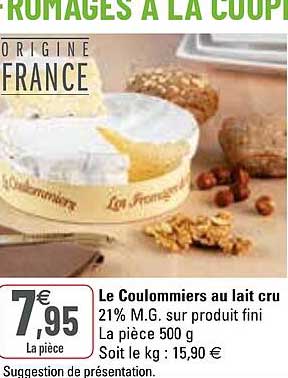 Le Coulommiers Au Lait Cru