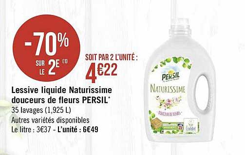 lessive liquide naturissime douceurs de fleurs persil