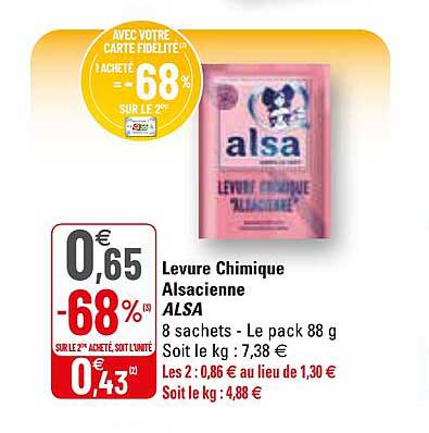 levure chimique alsacienne alsa