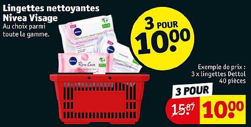 Lingettes Nettoyantes Nivea Visage