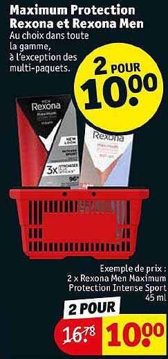 maximum protection rexona et rexona men