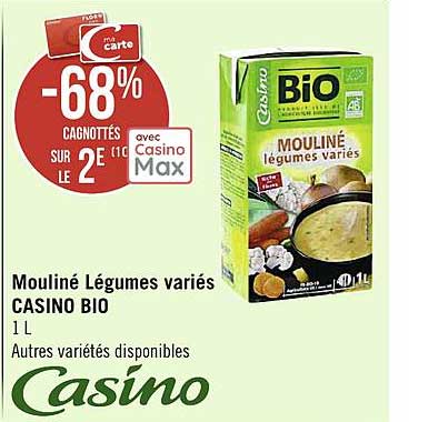 mouliné légumes variés casino bio
