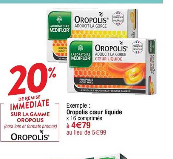 oropolis cœur liquide