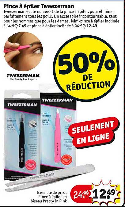 pince à épiler tweezerman