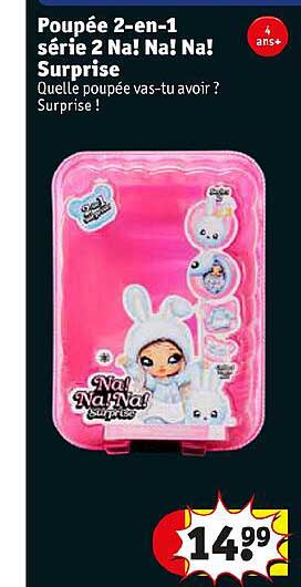 poupée 2-en-1 séries 2 na! na! na! surprise