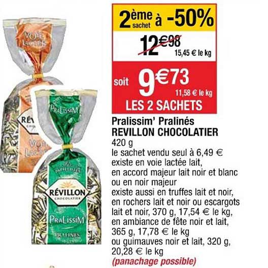 Prasissim' Pralinés Revillon Chocolatier