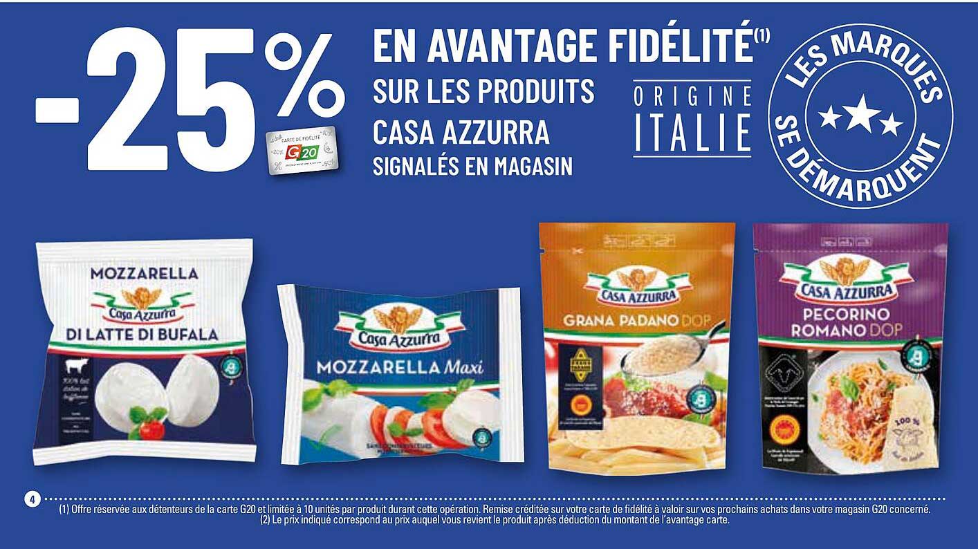 Produits Casa Azzurra