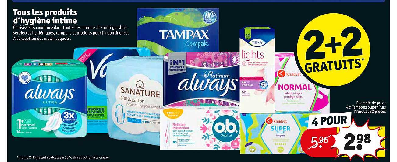 produits d'hygiène intime