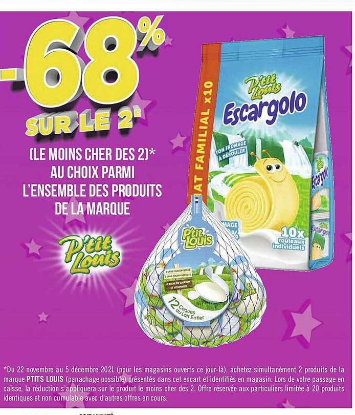 produits de la marque p'tit louis