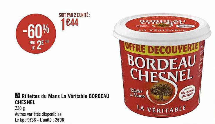 Rillettes Du Mans La Véritable Bordeau Chesnel