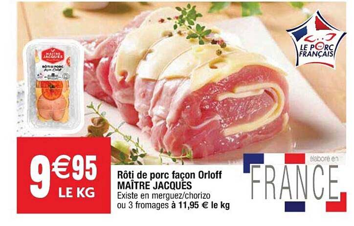 rôti de porc façon orloff maître jacques