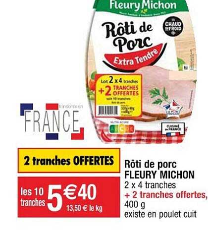 rôti de porc fleury michon