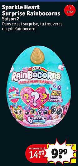 sparkle heart surprise rainbocorns