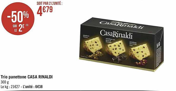 Trio Panettone Casa Rinaldi