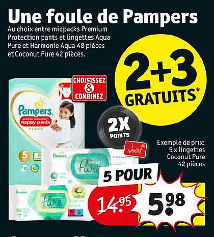 une foule de pampers