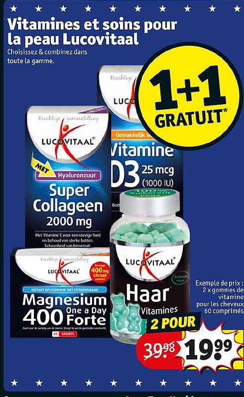 Vitamines Et Soins Pour La Peau Lucovitaal