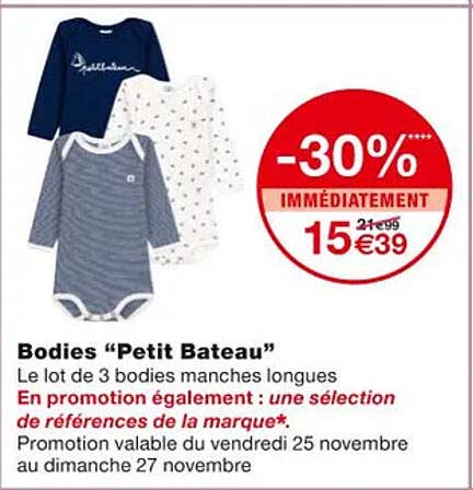 bodies "petit bateau"
