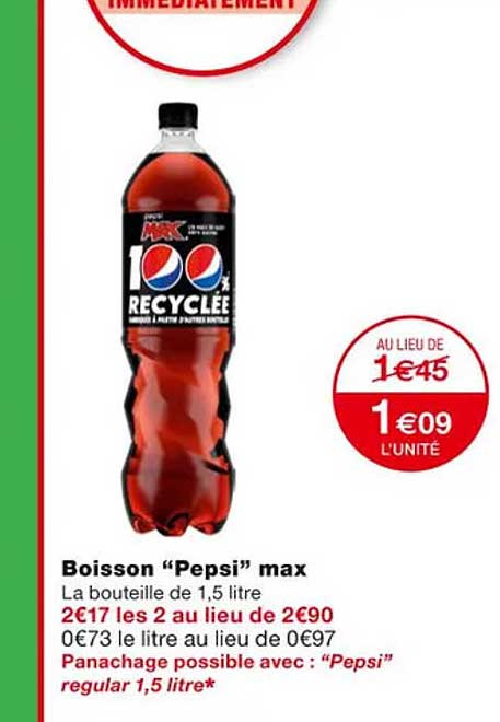 Boisson "pepsi" Max
