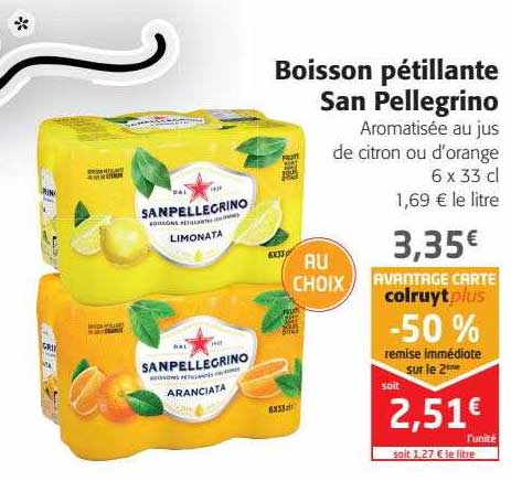 Boisson Pétillante San Pellegrino
