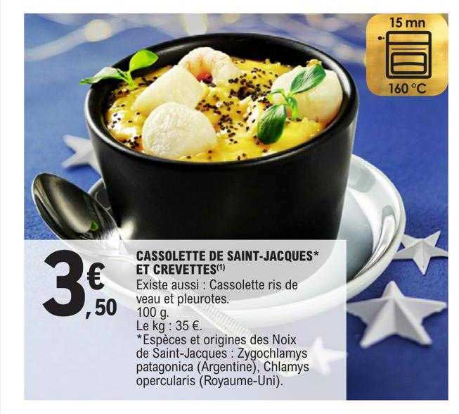 cassolette de saint-jacques et crevettes