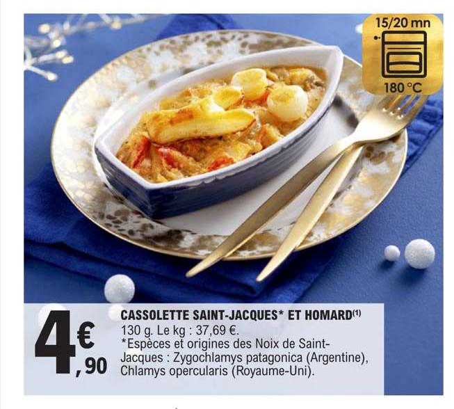 cassolette saint-jacques et homard