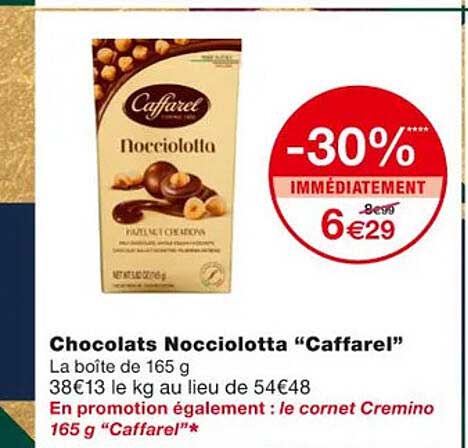 chocolats nocciolotta "caffarel"