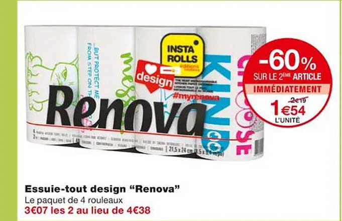 essuie-tout design "renova"