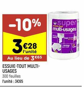 essuie-tout multi-usages