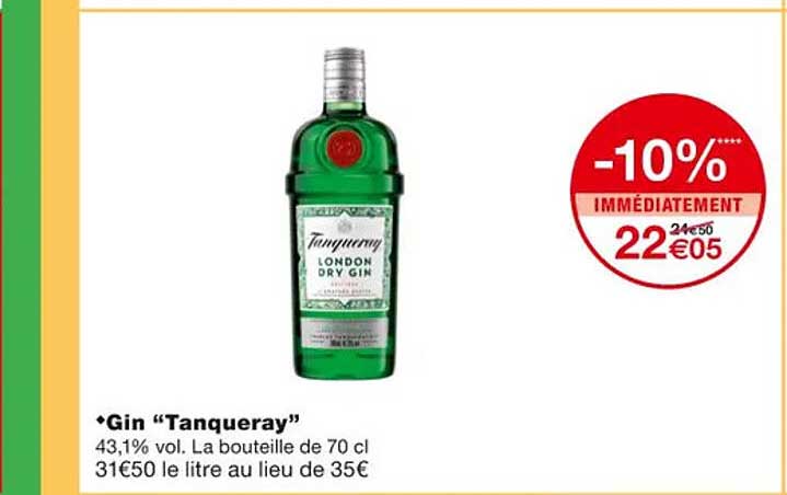 Gin "tanqueray"