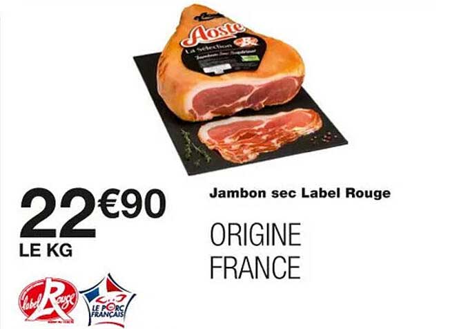 Jambon Sec Label Rouge