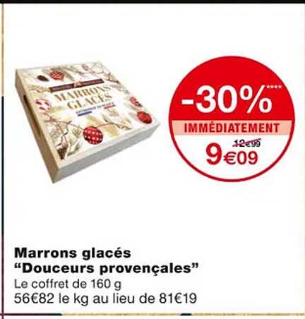 marrons glacés "douceurs provençales"