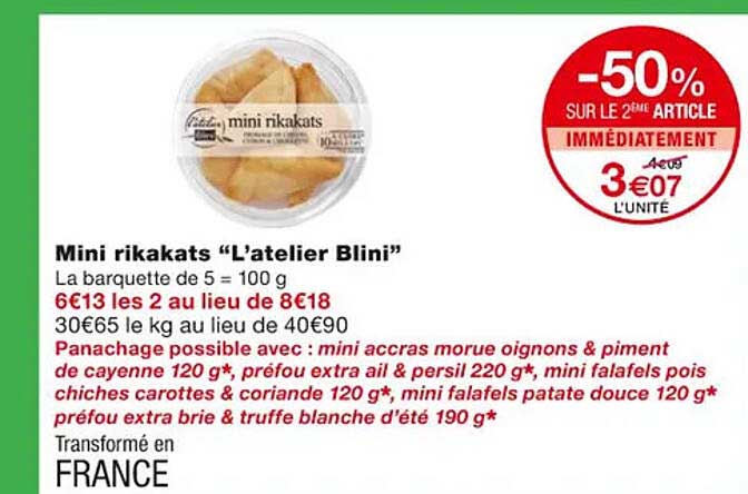 mini rikakats "l'atelier blini"