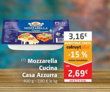 mozzarella cucina casa azzurra