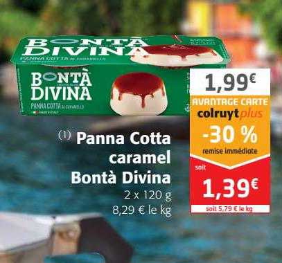 panna cotta caramel bontà divina