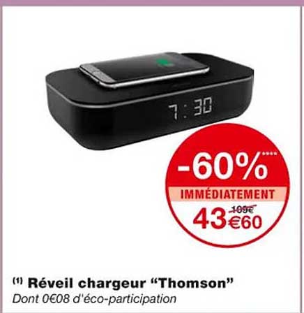 Réveil Chargeur "thomson"
