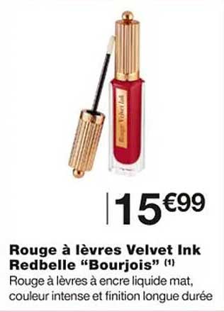 rouge à lèvre velvet ink redbelle "bourjois"