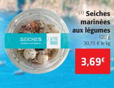 Seiches Marinées Aux Légumes