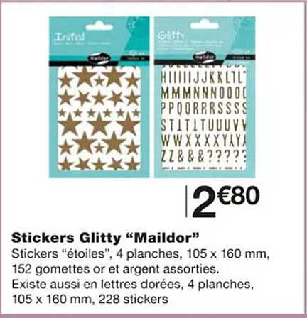 stickers glitty "maildor"