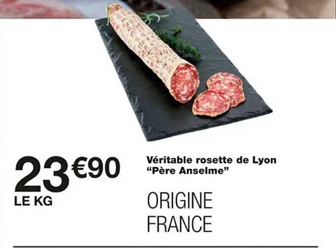 véritable rosette de lyon "père anselme"