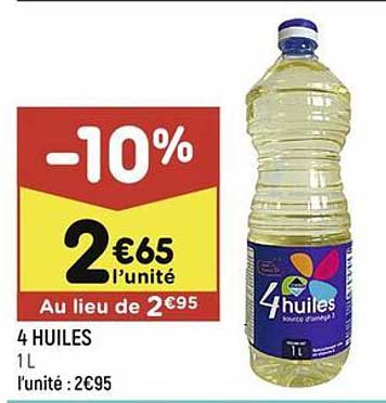 4 Huiles