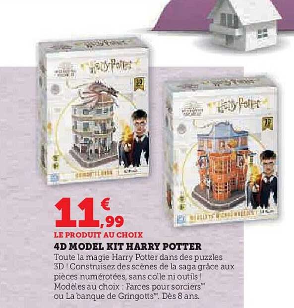 4d model kit harry potter