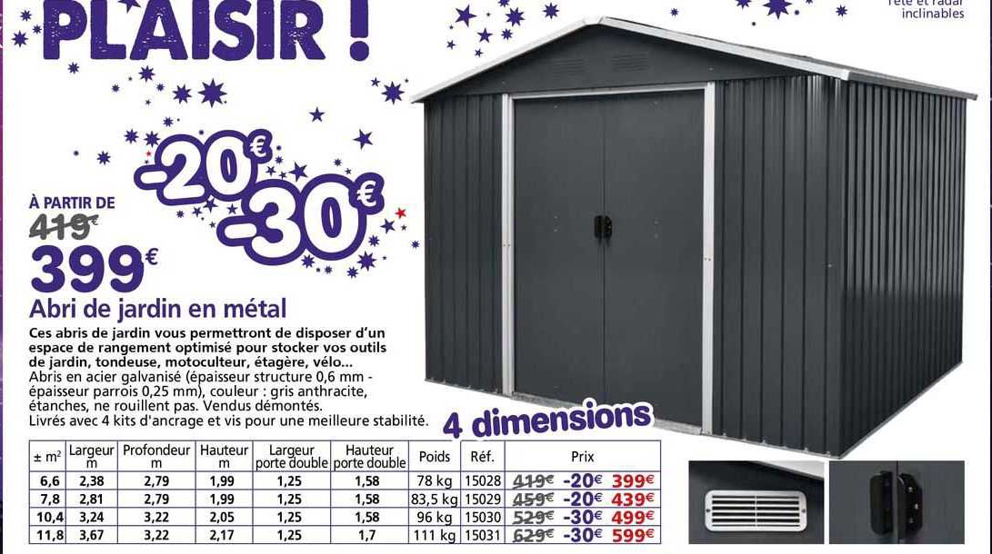 Abri De Jardin En Métal