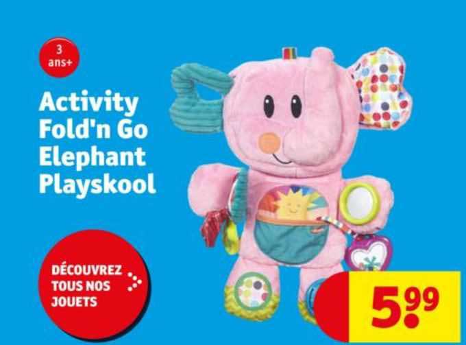activity fold'n go elephant playskool