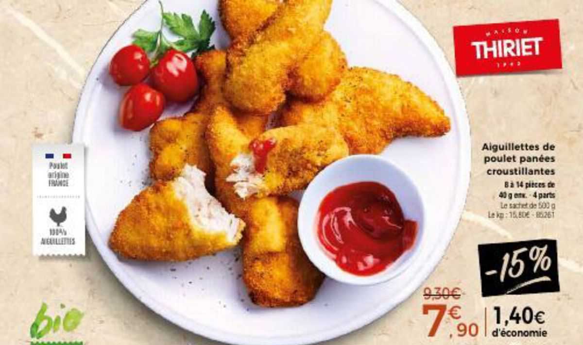 Aiguillettes De Poulet Panées Croustillantes